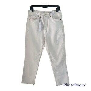 Topshop Straight white Jeans size 30